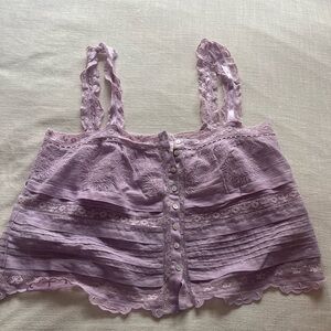 Love shack fancy sully top